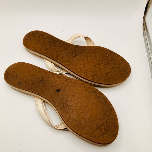 Vintage 90’s Y2K Coach Dyan Poppy Charm mulit pattern sandals beach womens 6.5 - Picture 6 of 8